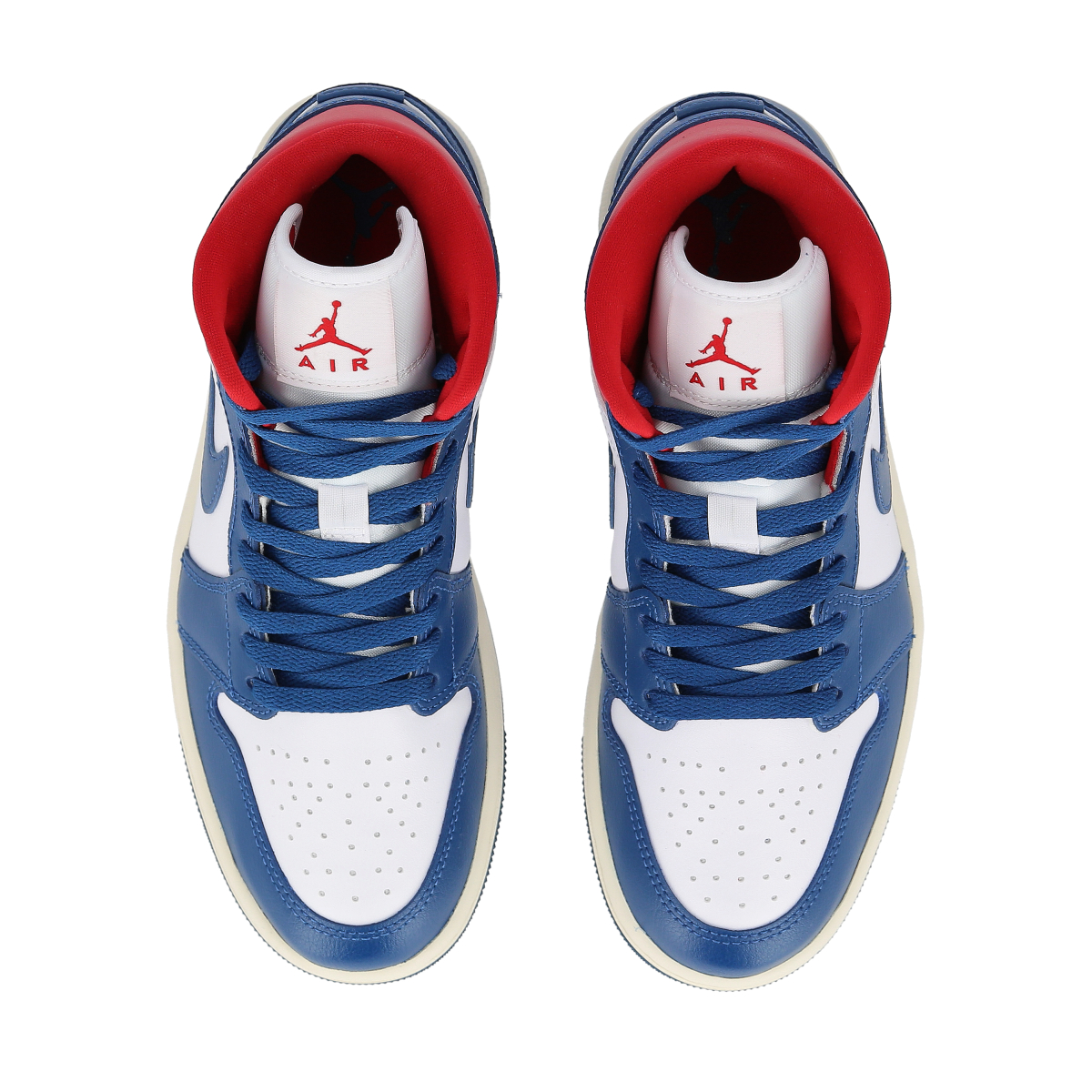 Air jordan 1 mid mujer cheap azul
