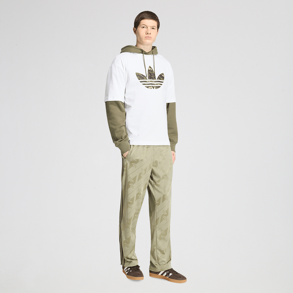 Remera adidas Camo 2 Infill Trifolio Hombre algod&oacute;n,  image number null