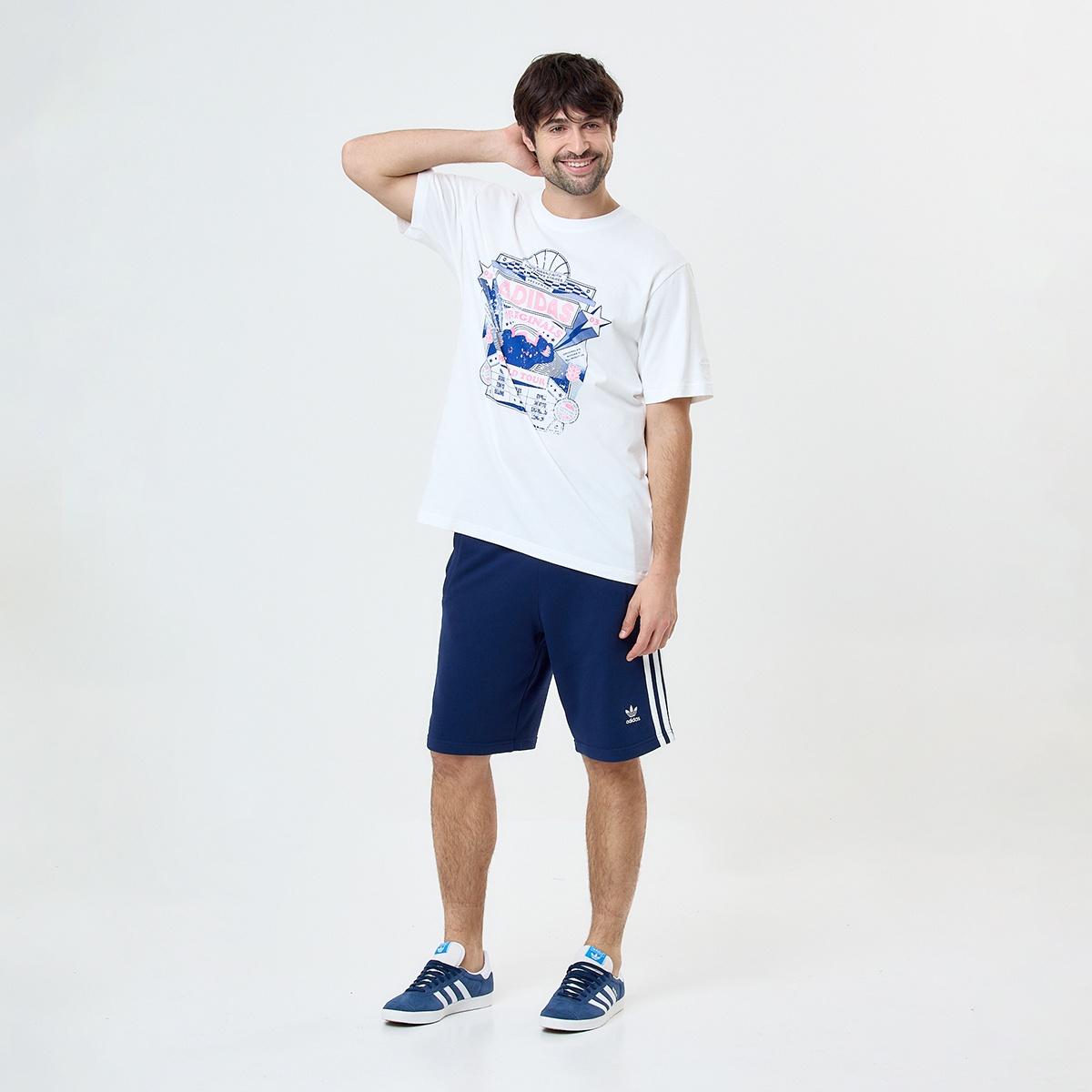 Short adidas 3 Tiras Hombre,  image number null