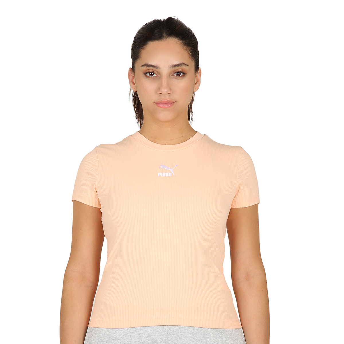 Remera Puma Classics Ribbed Slim,  image number null