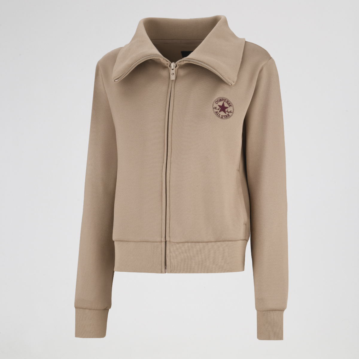 Buzo con Cierre Converse Retro Chuck Heritage Logo Mujer,  image number null
