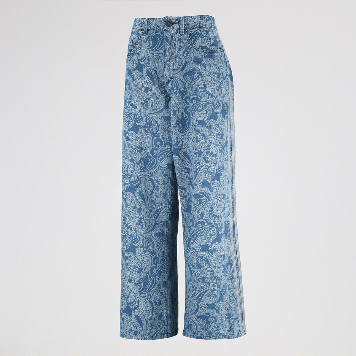Pantal&oacute;n adidas Liberty London Firebird Denim Mujer,  image number null