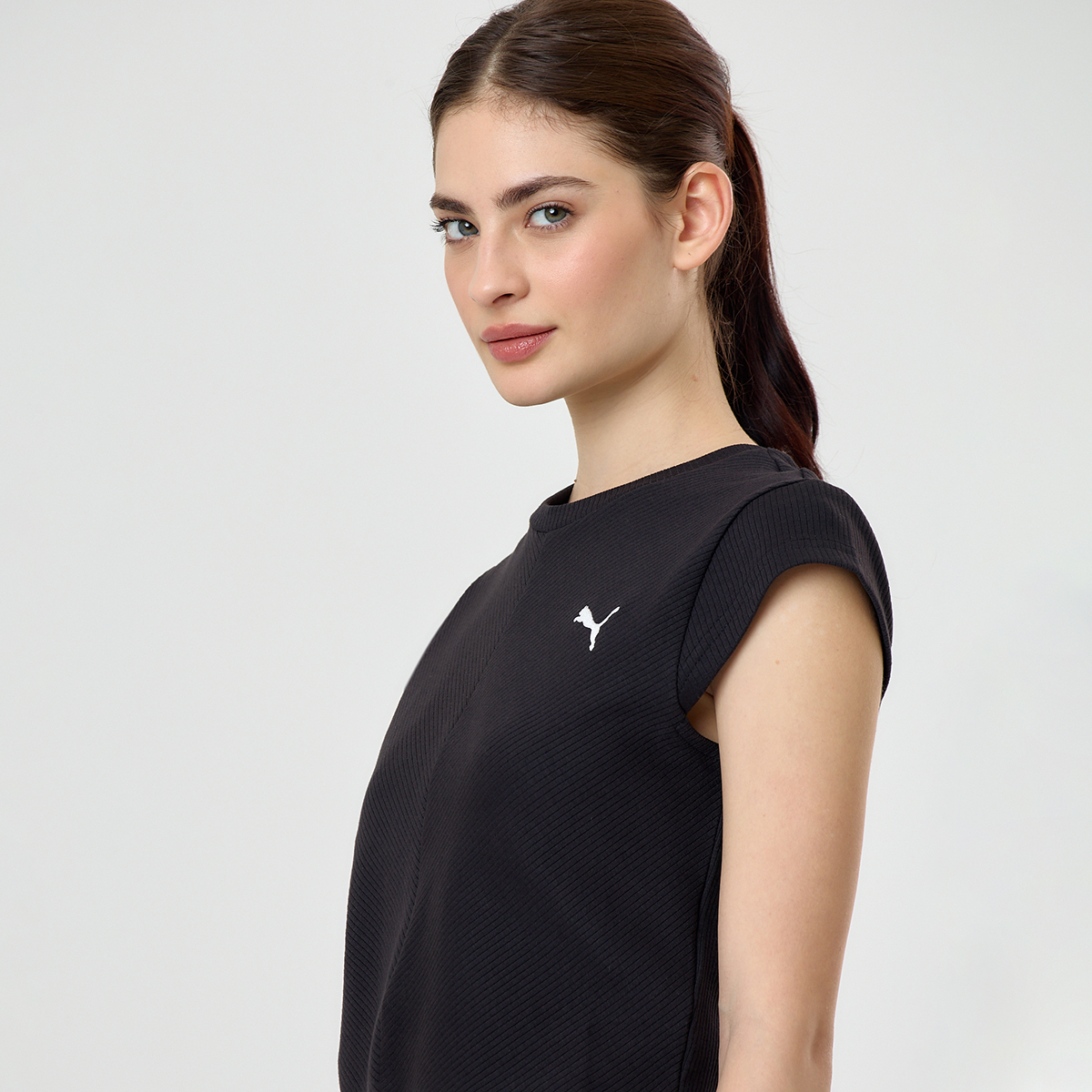 Remera Puma Wardrobe Essentials Ribbed de Mujer,  image number null