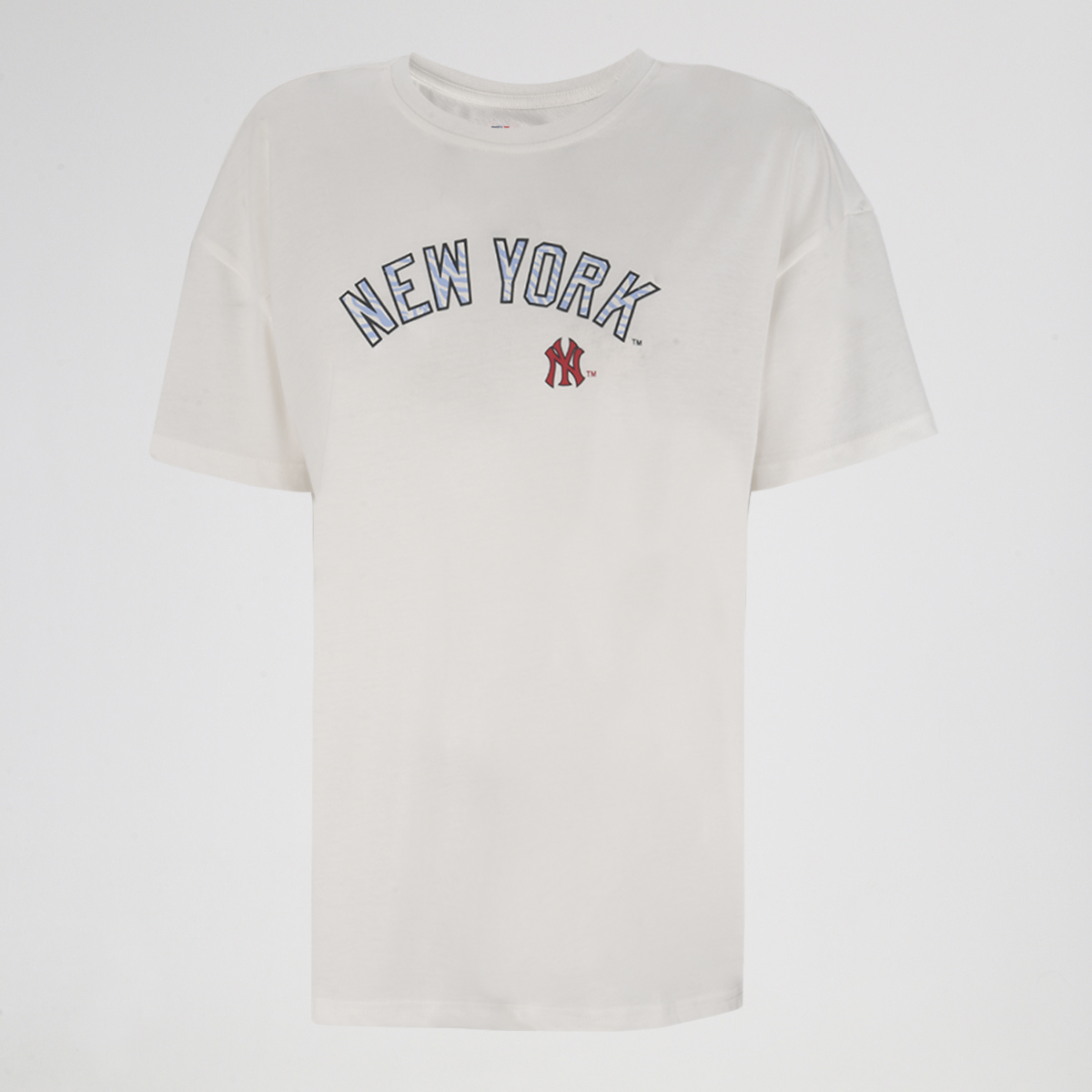 Remera MLB Yankees Front Animal Print Mujer,  image number null
