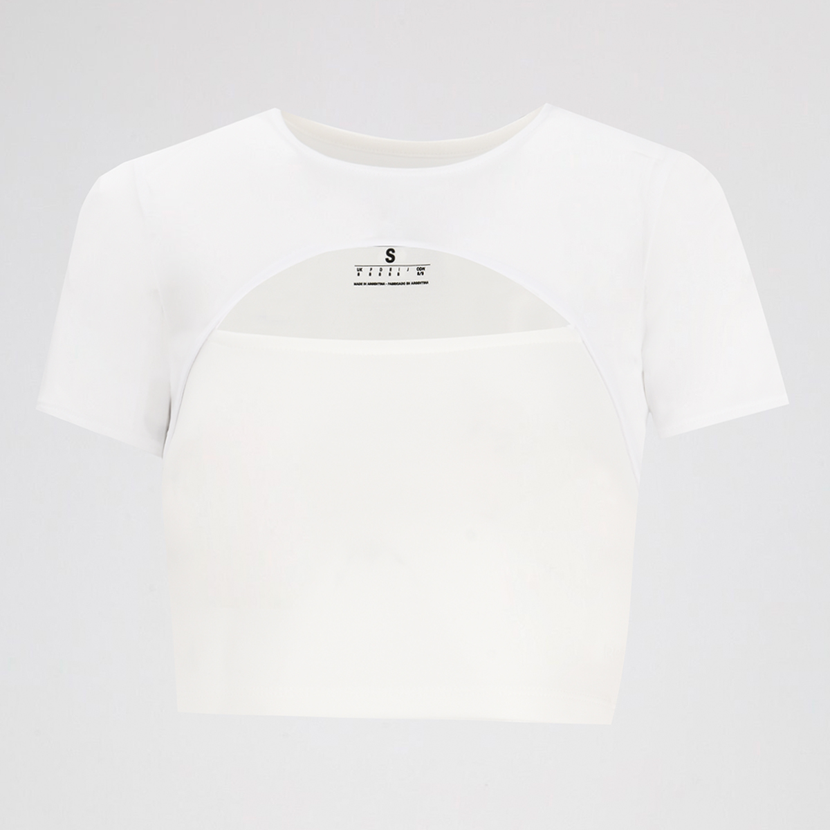 Remera Reebok Crop Fit Mujer,  image number null