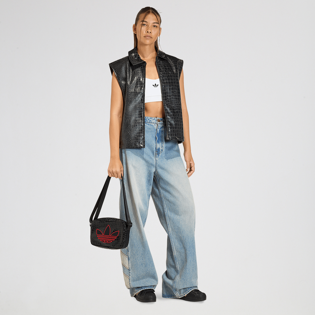 Chaleco adidas Cuero Sint&eacute;tico Mujer,  image number null