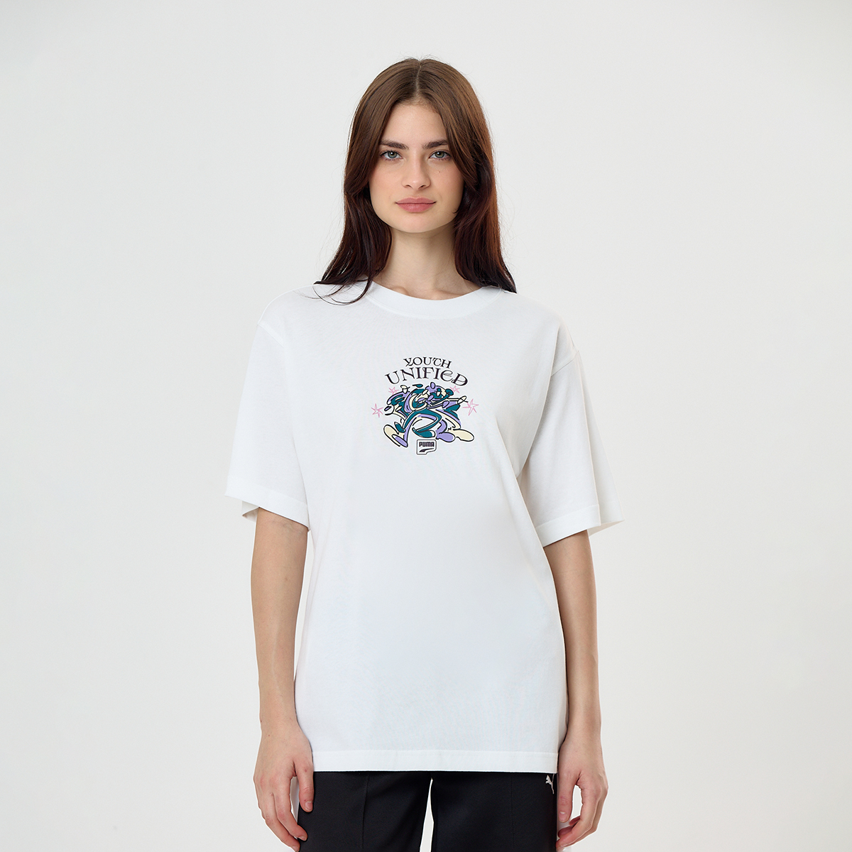 Remera Puma Downtown Graphic Mujer,  image number null