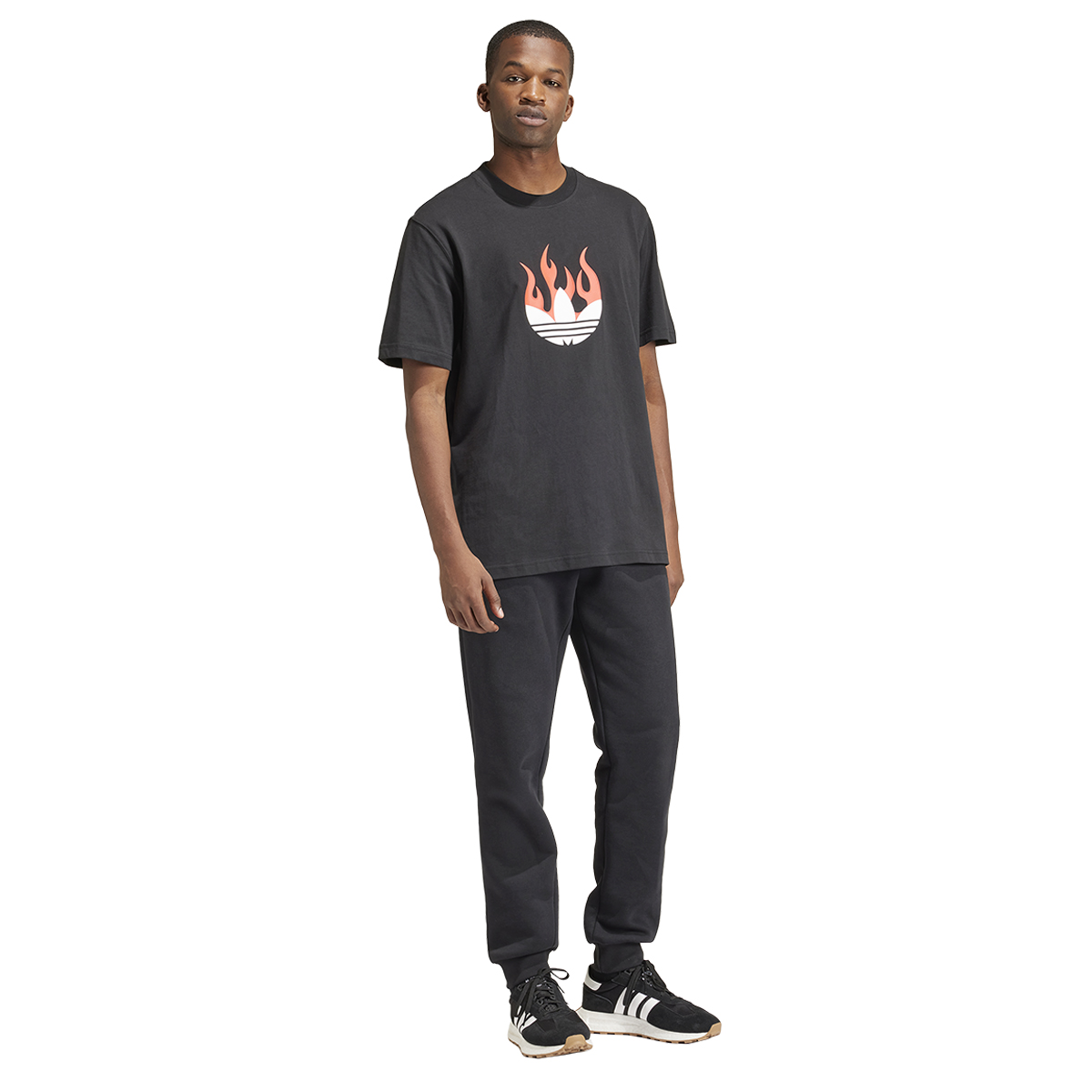 Remera adidas Flames Logo para Hombre,  image number null