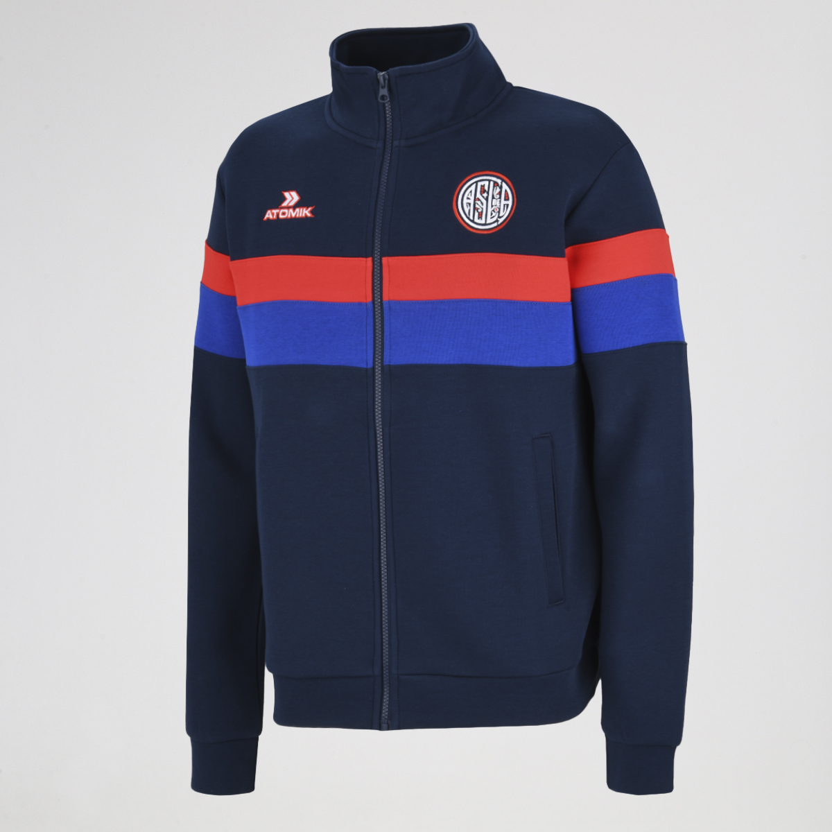 Buzo con Cierre San Lorenzo Atomik Retro Stripes 2026 Hombre,  image number null